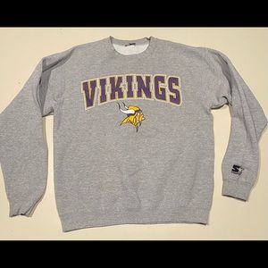 Vintage NFL Minnesota Vikings Starter Womens  Crewneck Sweatshirt Size M/L